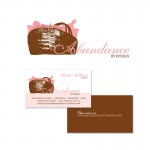 abundance by design - logo & business card / collaboration with mind's eye design studio