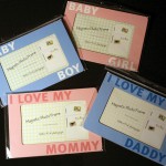 baby magnet frames - assortment of baby photo frame magnets