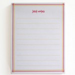 just notes - sticky note pad