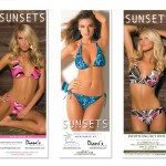 sunsets inc. - lucky magazine 3 month long ad series