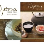 wystone's world teas - logo & marketing collateral / collaboration with mind's eye design studio